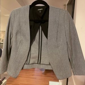 EXPRESS Crop Suit Blazer